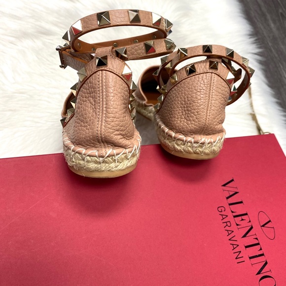 🩰🍭 VALENTINO Rockstud Ankle Straps Espadrille 🩰 - Picture 5 of 12